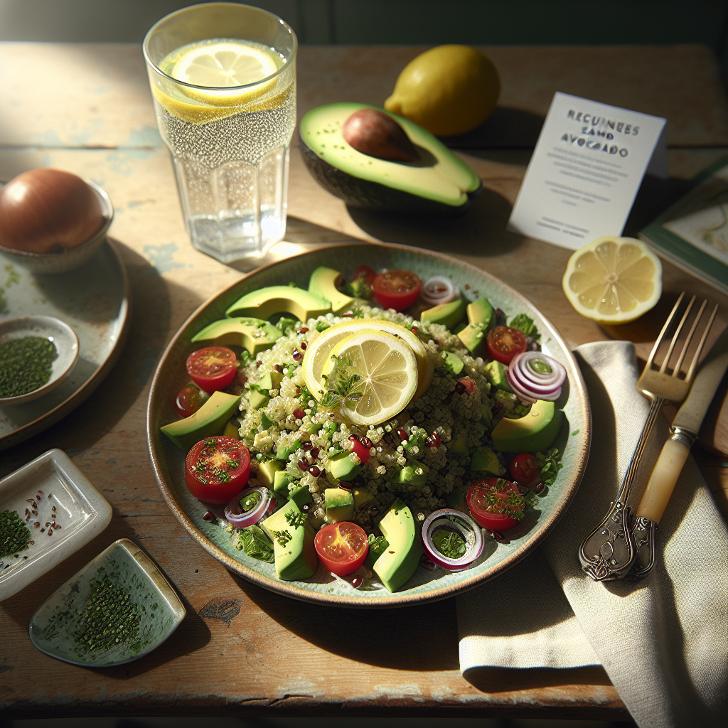 salade avocat et quinoa