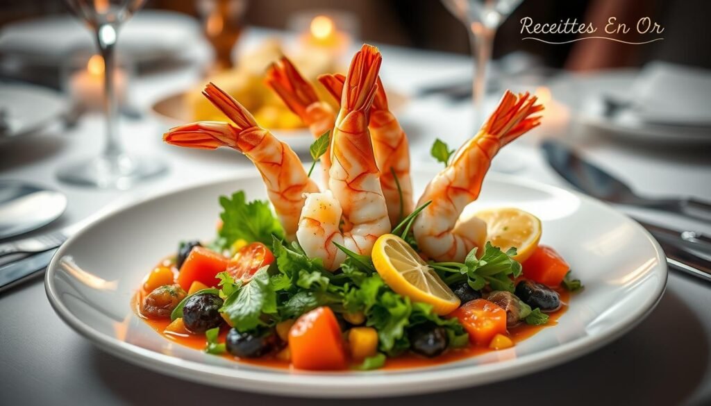 plat de crevettes royale